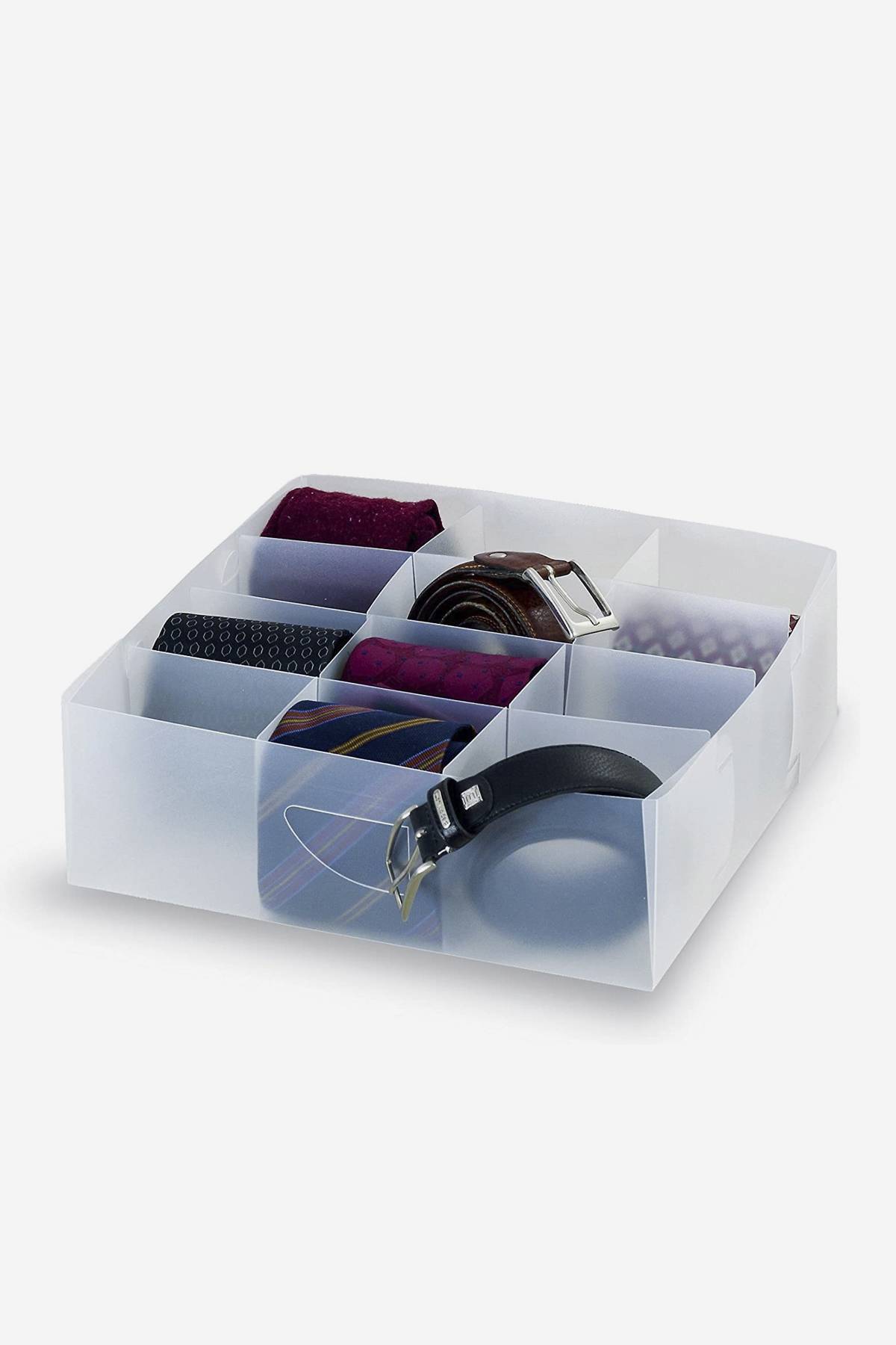 DOMO PAK LIVING 908176 Porta Borse a 6 Scomparti Grandi, Peva/Polietilene