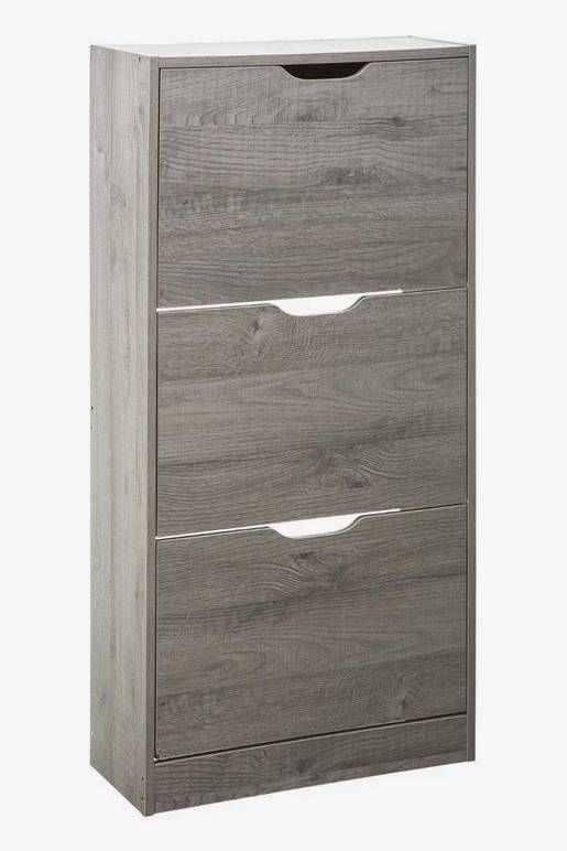 Zapatera de Madera con 3 Divisiones Five De Prati Tienda Online