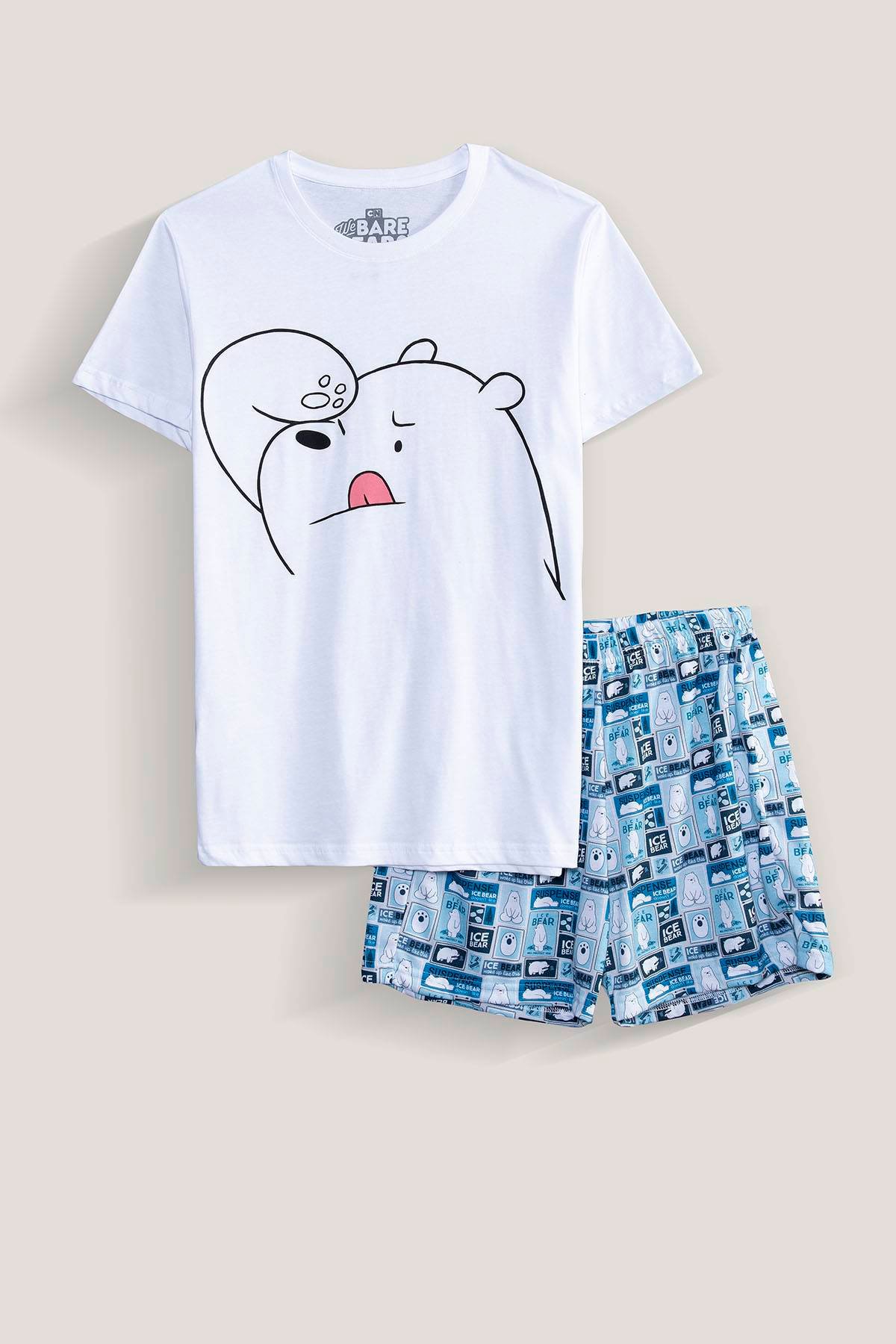 2pcs Pijama Impresión Oso Polar Niños Conjunto Camiseta - Temu Chile