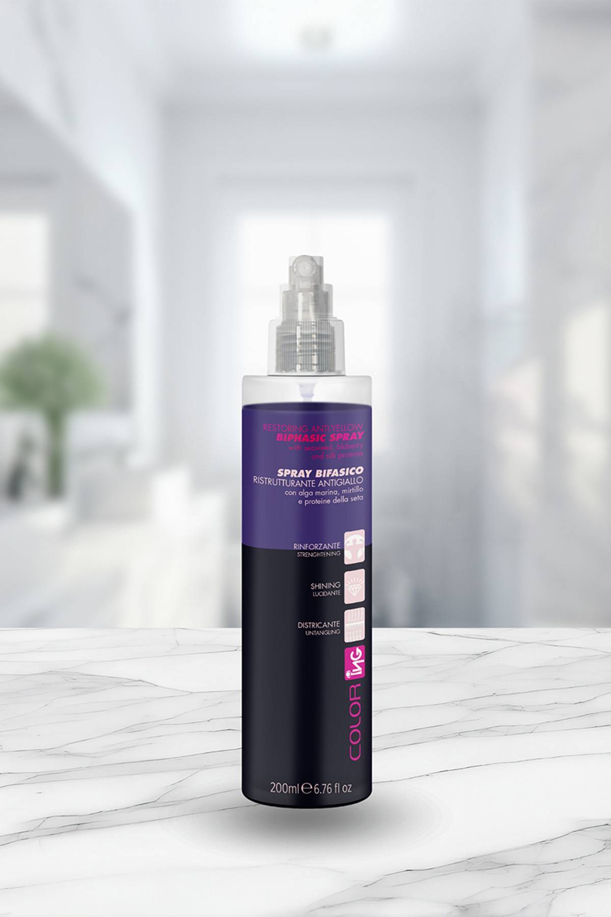 Spray Matizante Bifásico Reestructurante ING 200 ml | Deprati Tienda Online
