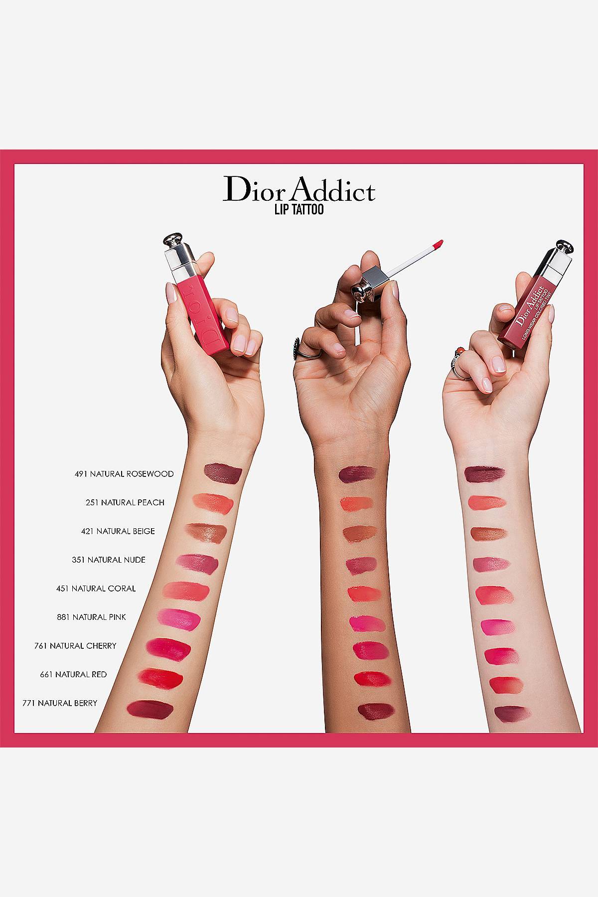 Natural Coral Dior Lip Tattoo Natural Berry Natural Berry 451 Dior