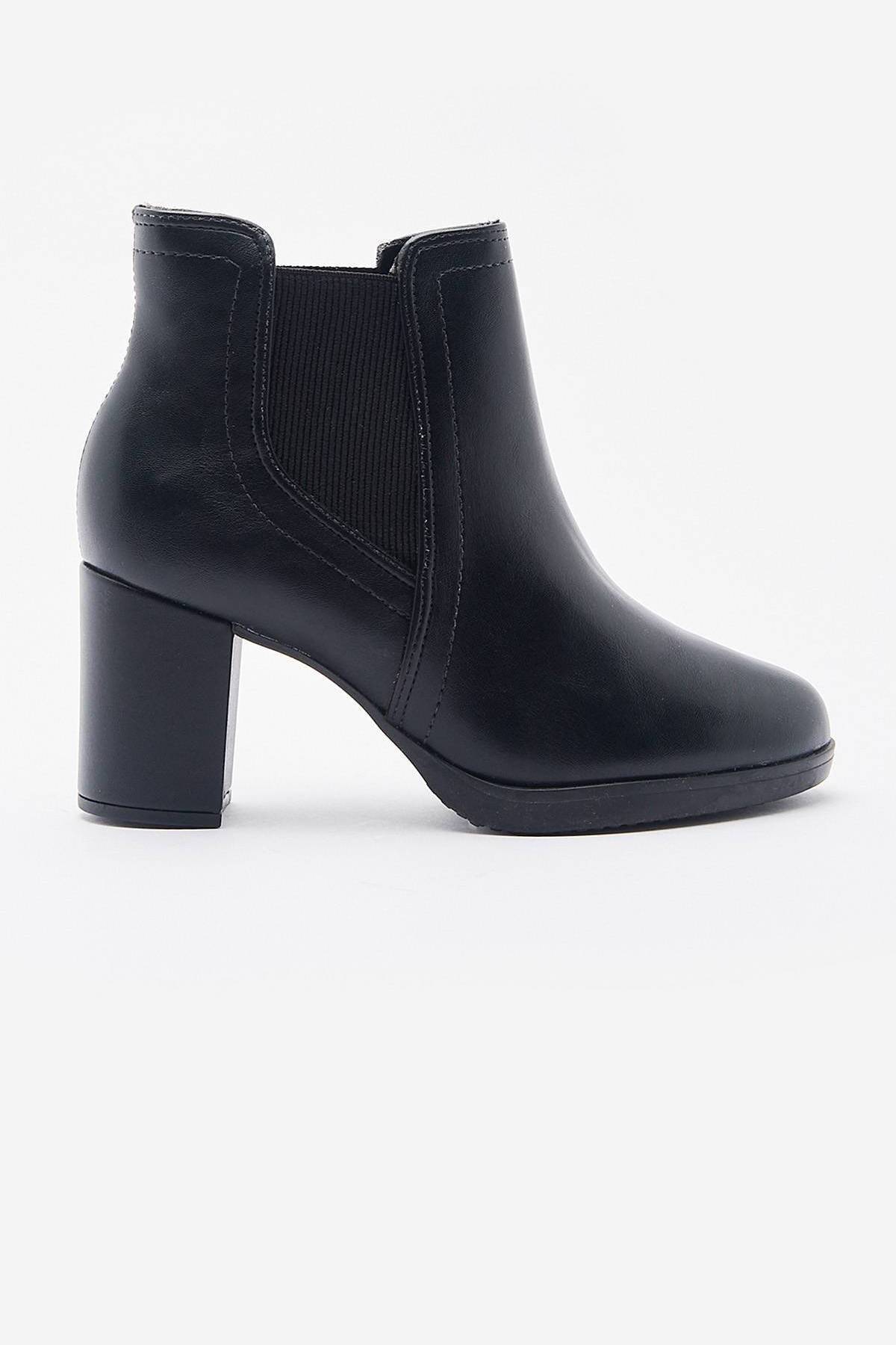 botines taco cuadrado