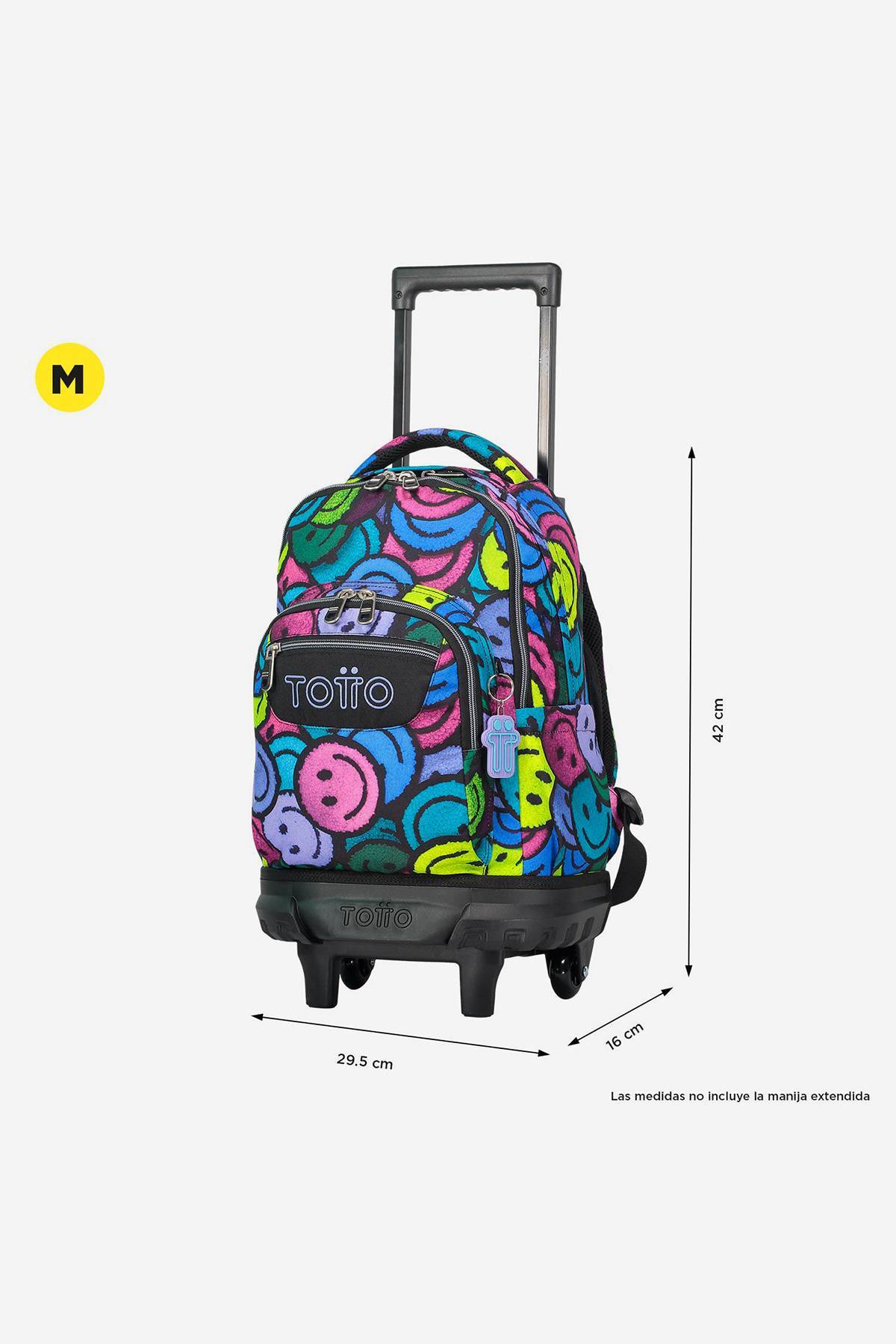 Mochila Ruedas Cool Patch M Totto