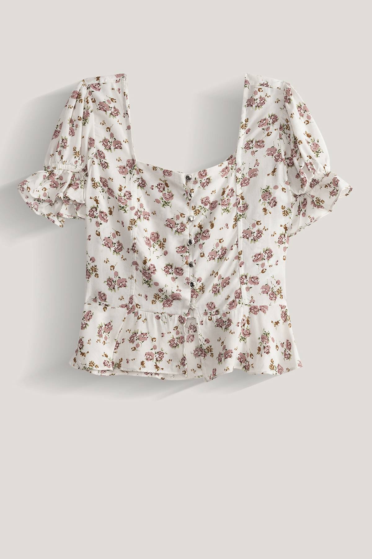 Blusa Floreada Bombacha H O De Prati Tienda Online