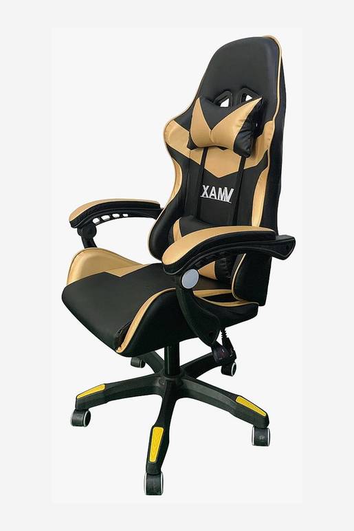 Silla Gamer Vmax Amarilla De Prati Tienda Online