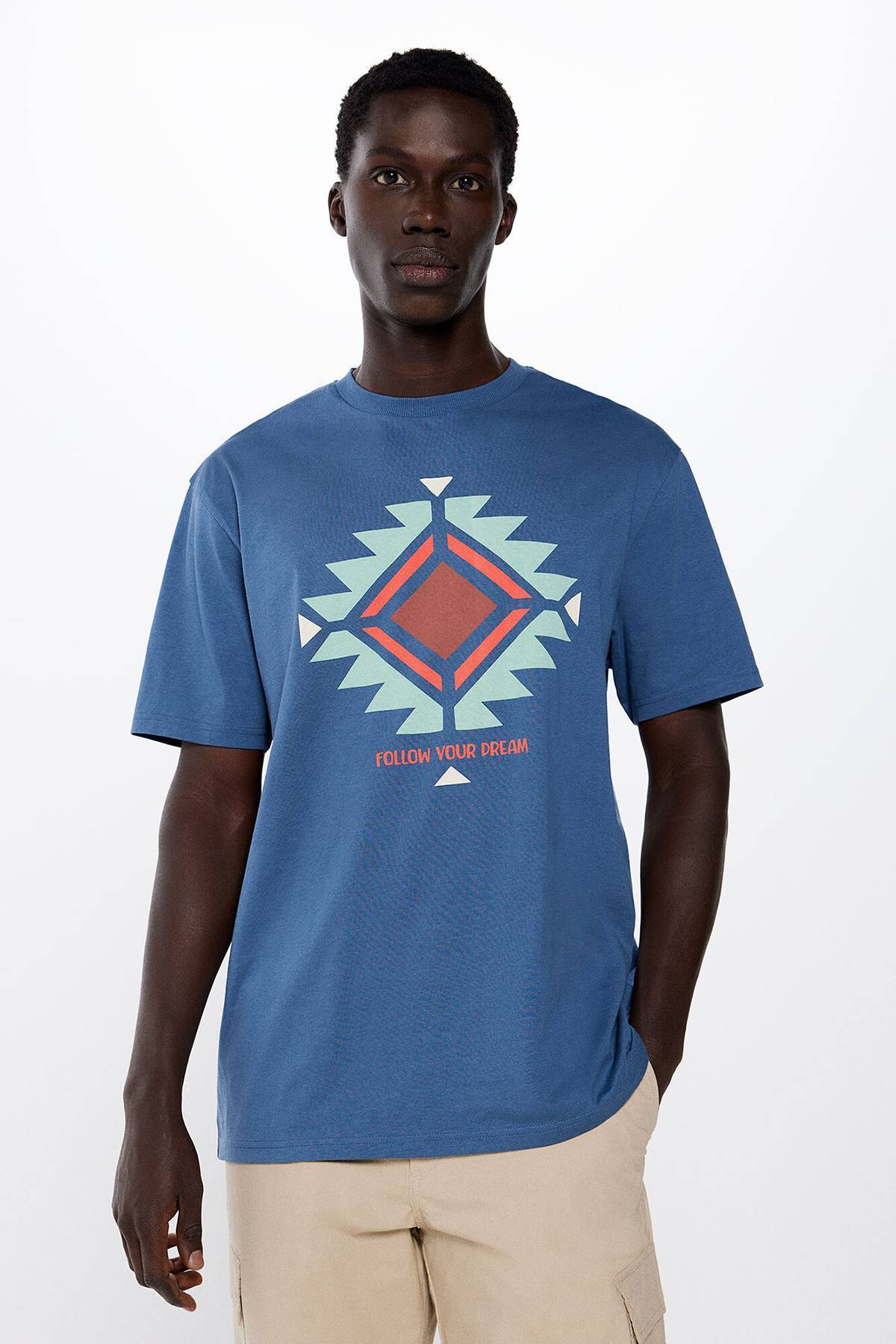 Camisetas manga corta springfield hotsell