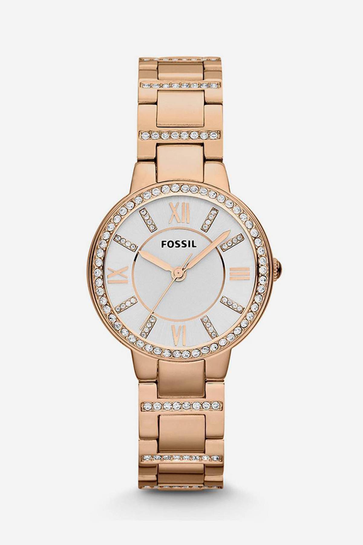 Reloj con pantalla analógica Fossil Oro Rosa | Deprati Tienda Online