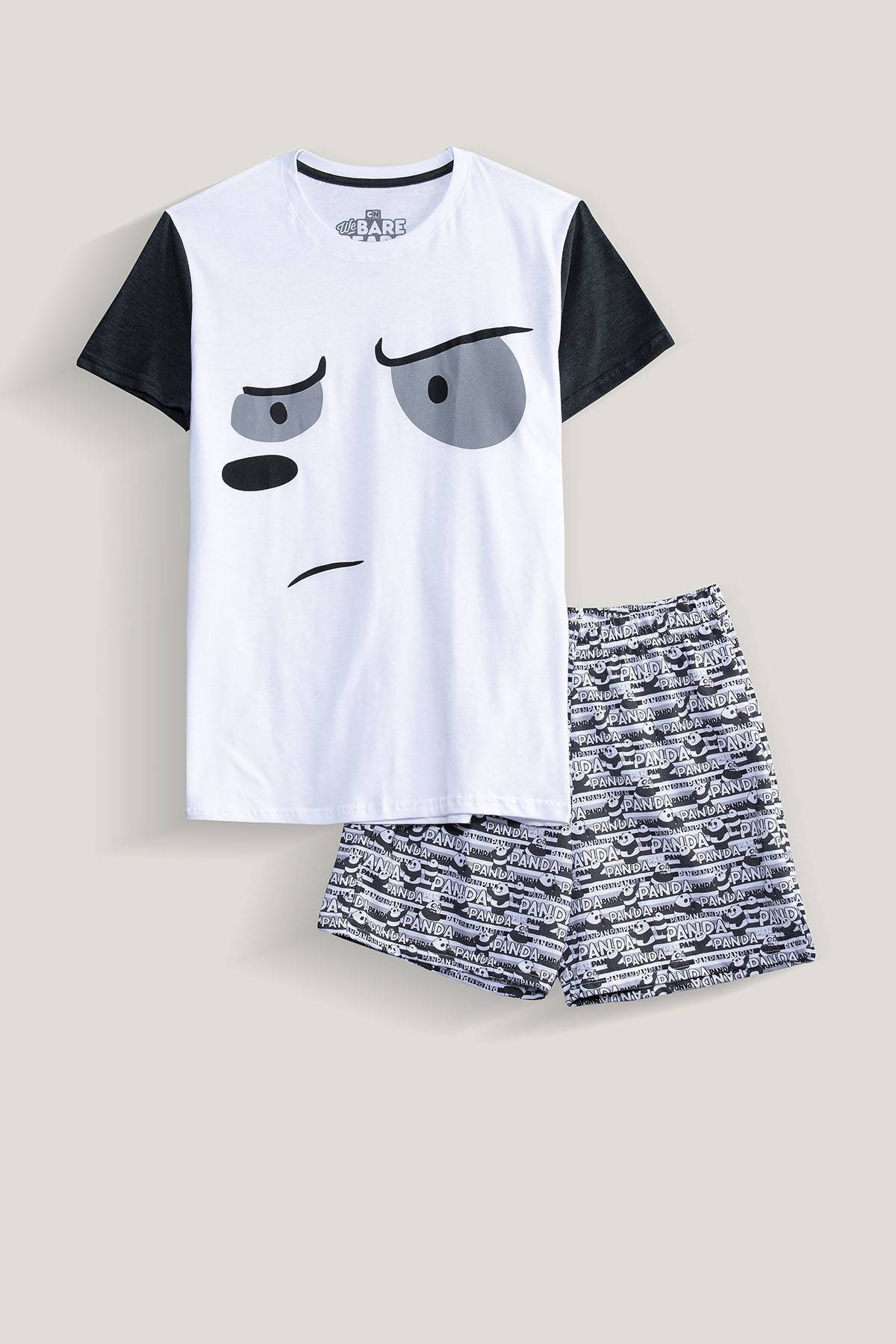 Pijama camiseta short Panda Osos Escandalosos