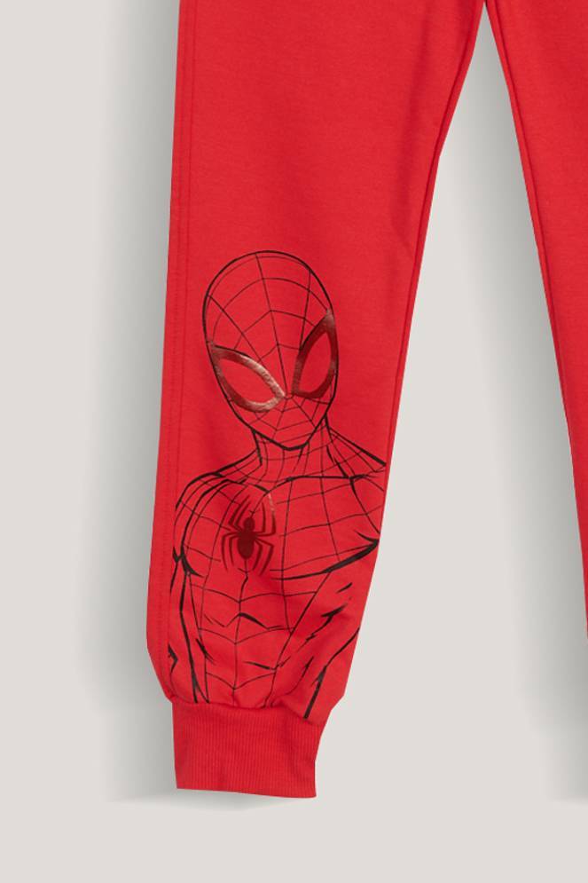 Pantalón Joggers Estampado con Rib Spider-Man | De Prati Tienda Online