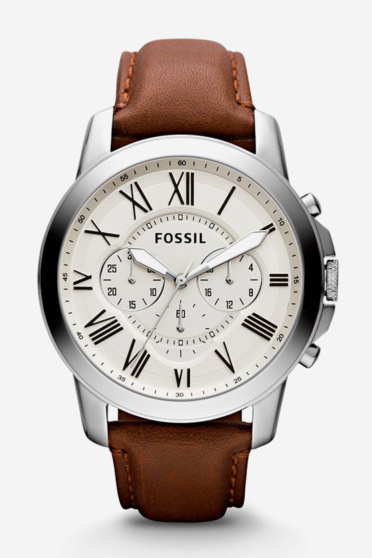 Reloj Fossil Correa Cuero De Prati Tienda Online