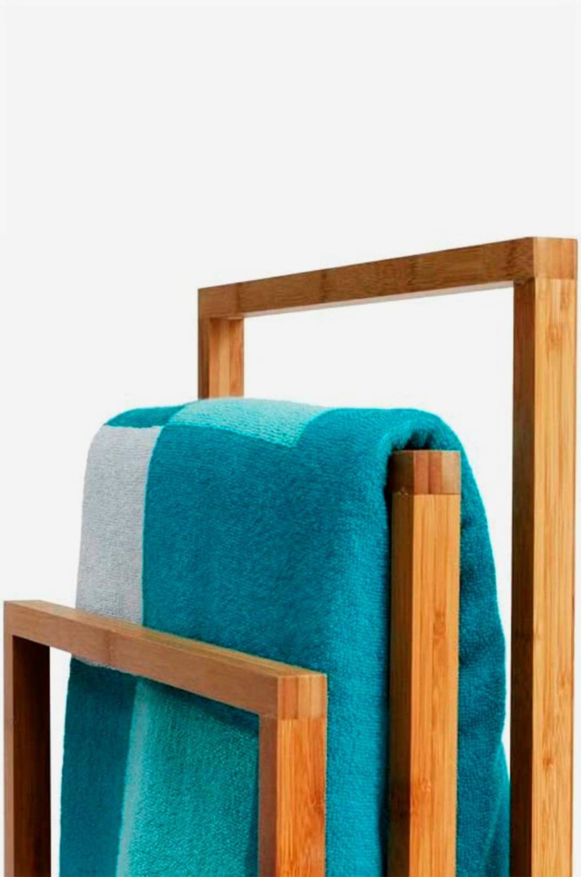 DAPERCI Toalleros De Madera Para Colgar Toallas De Madera Sin Perforación, Soporte Para Toallas Montado En La Pared Con Gancho Adhesivo Para Cocina Baño - 18.9 In Toalleros (tamaño