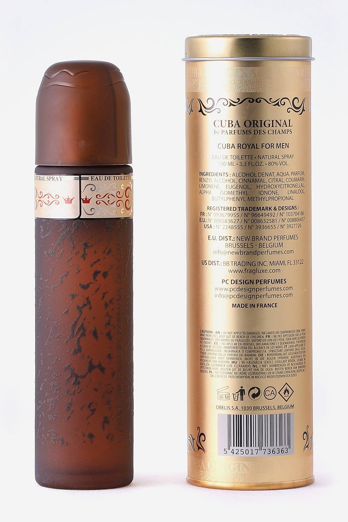 Eau de Toilette Royal Cuba 100ml De Prati Tienda Online