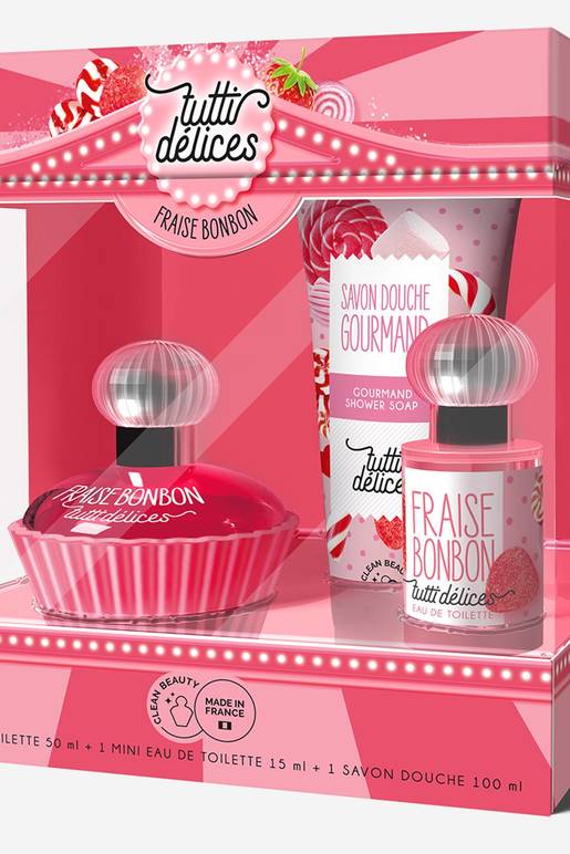 Parfum Tutti Délices Fraise Bonbon - Eau De Toilette 50 Ml - Neuf France