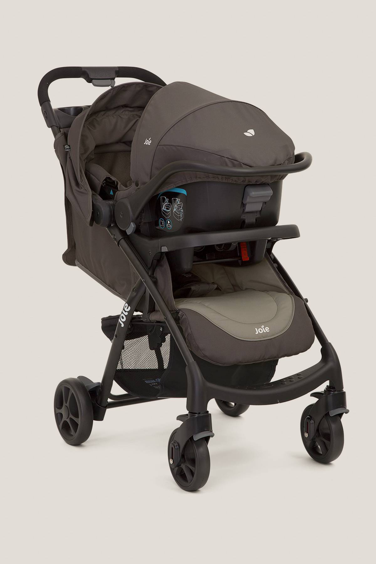 Coche Porta Bebe Moderno Coche Con Portabebe Muze Dark Pewter Joie