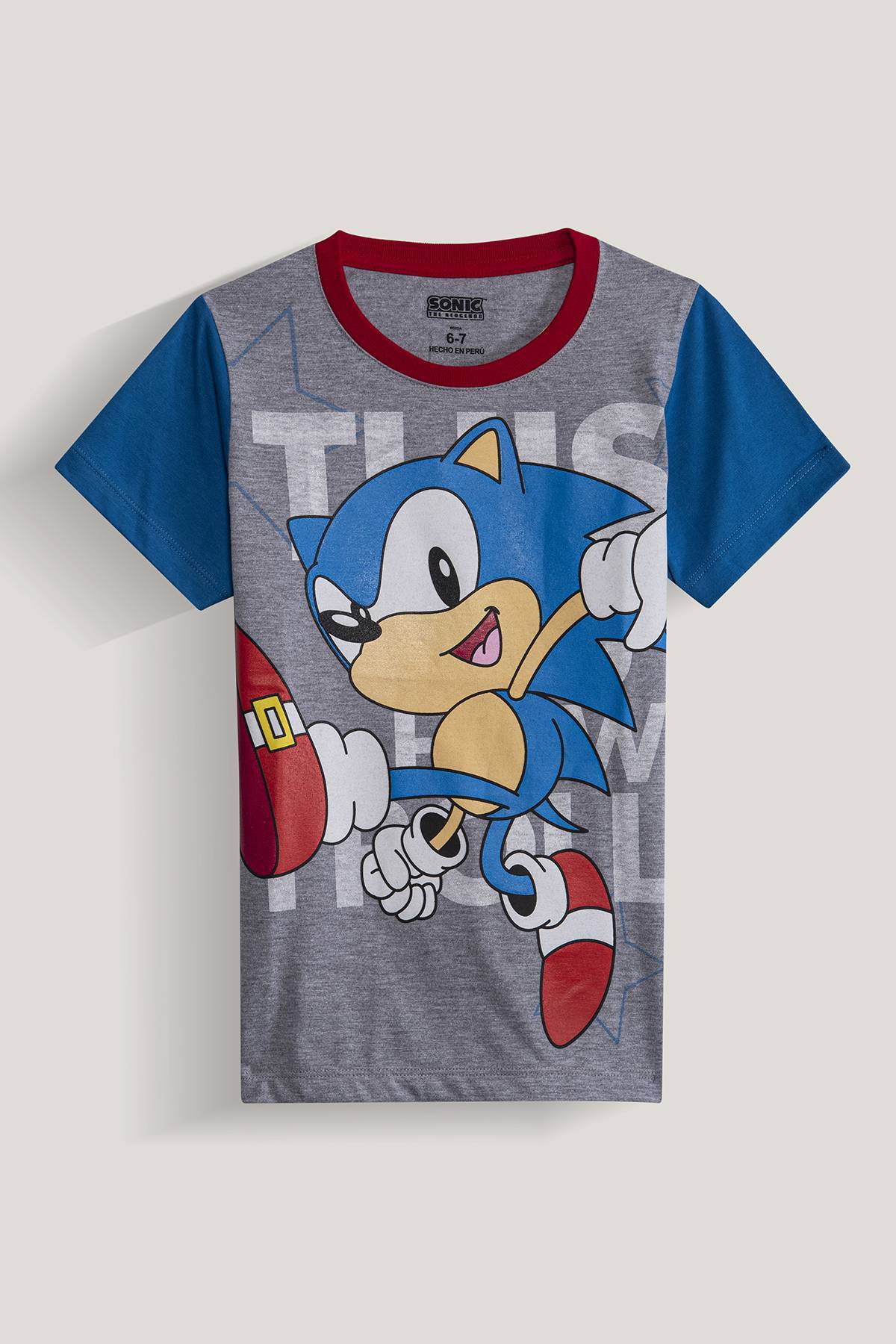 Camisetas estampadas de online sonic