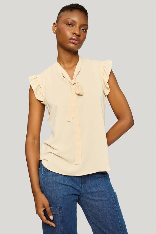 Blusa Cuello Alto Isabella De Prati Tienda Online