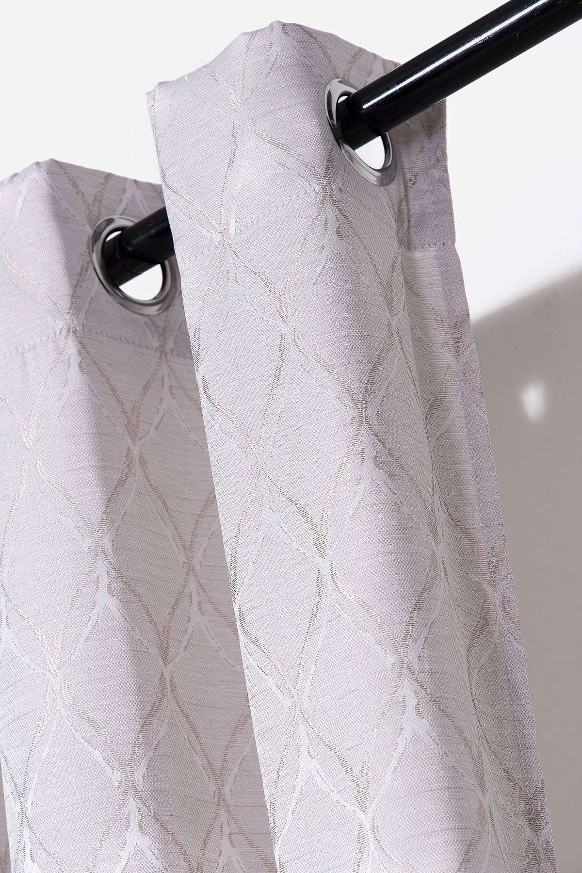 Cortina estampada Concepts Taupe De Prati Tienda Online