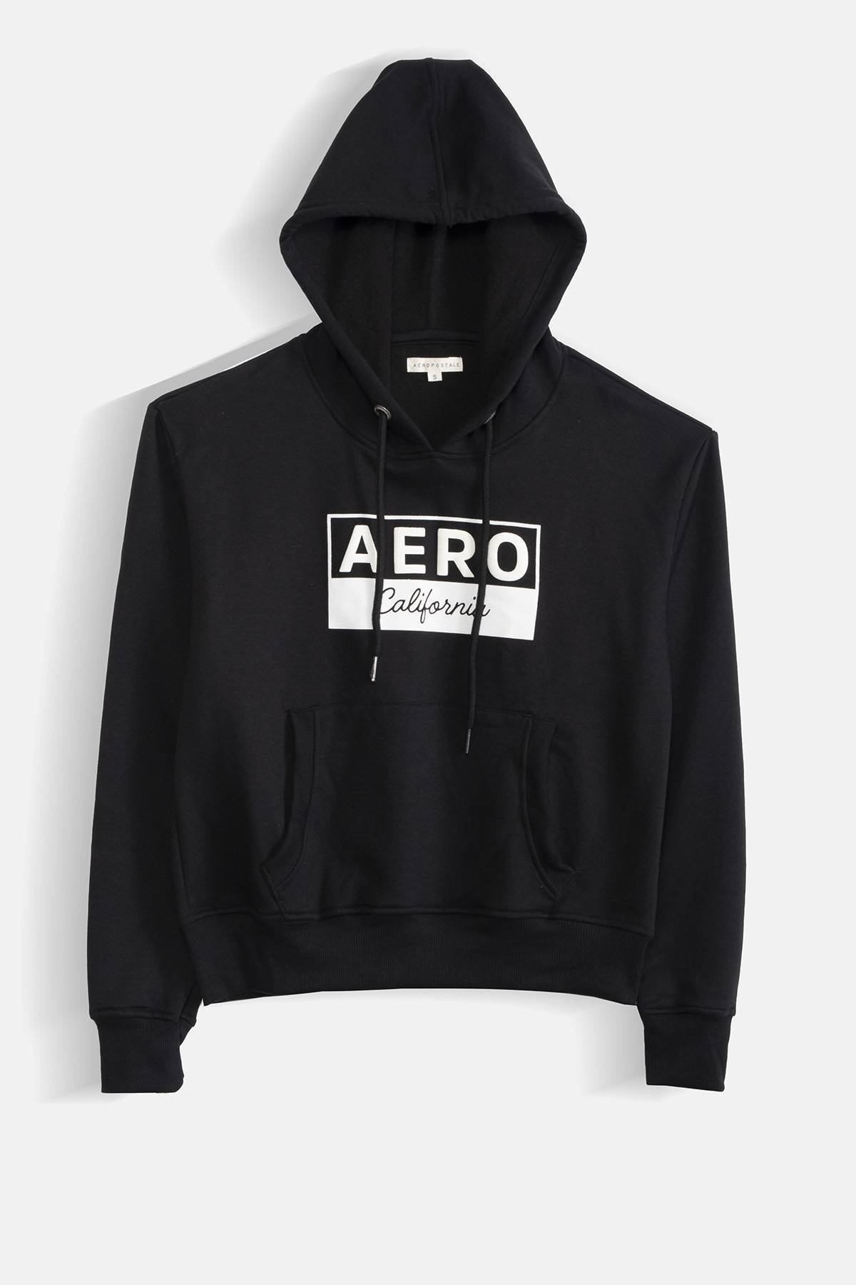  Aeropostale Sudadera con capucha con logotipo de