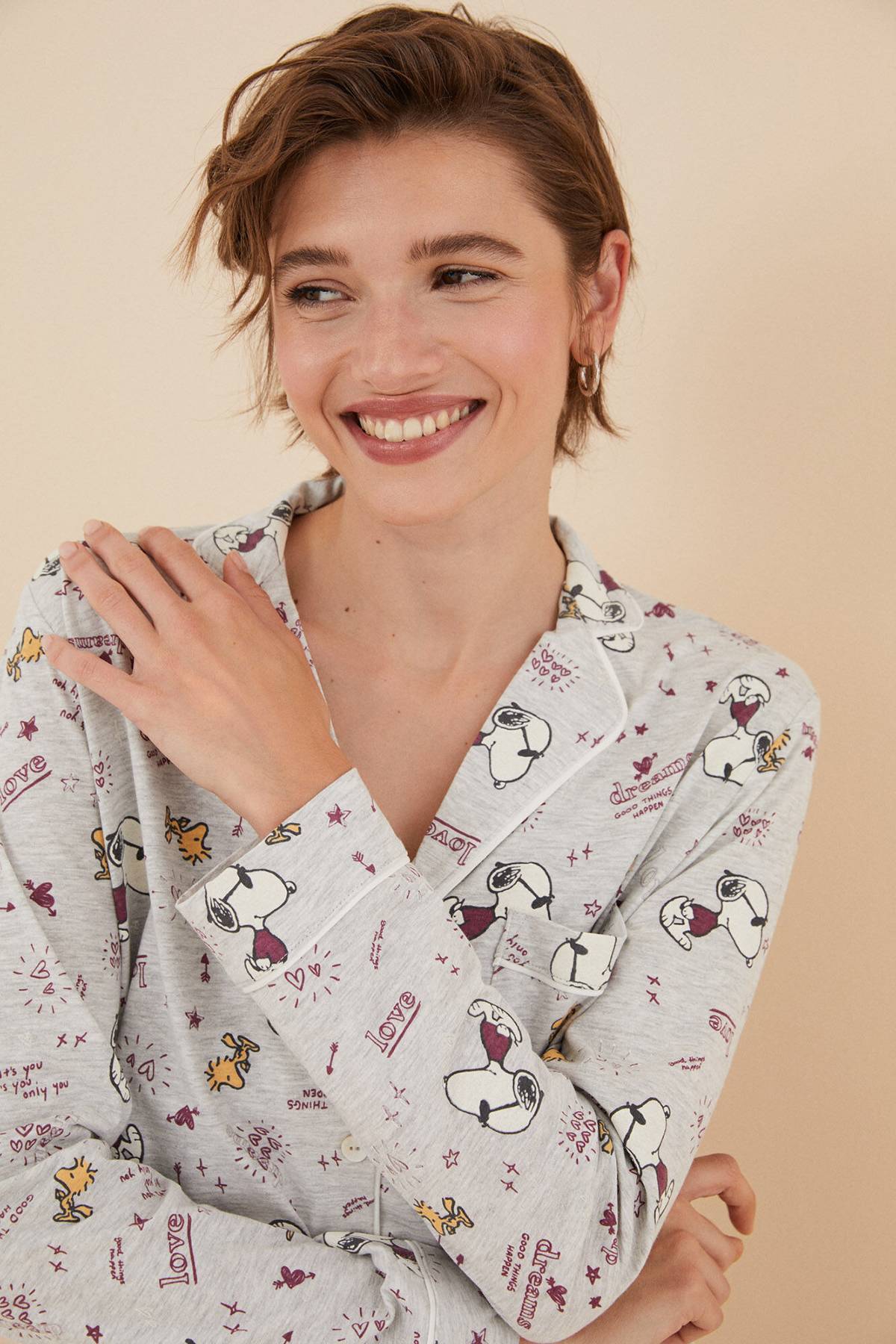 Set de Pijama Snoopy Women'Secret | Tienda Online
