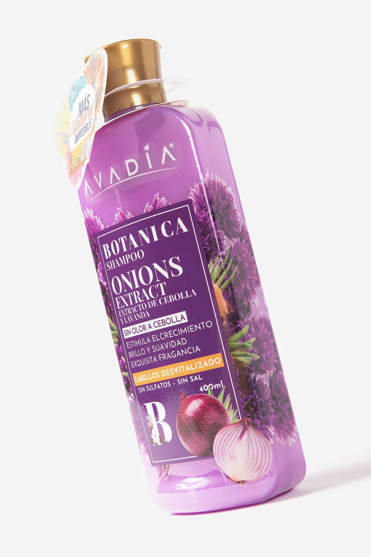 Shampoo Extracto de Cebolla Avadia 400ml De Prati Tienda Online