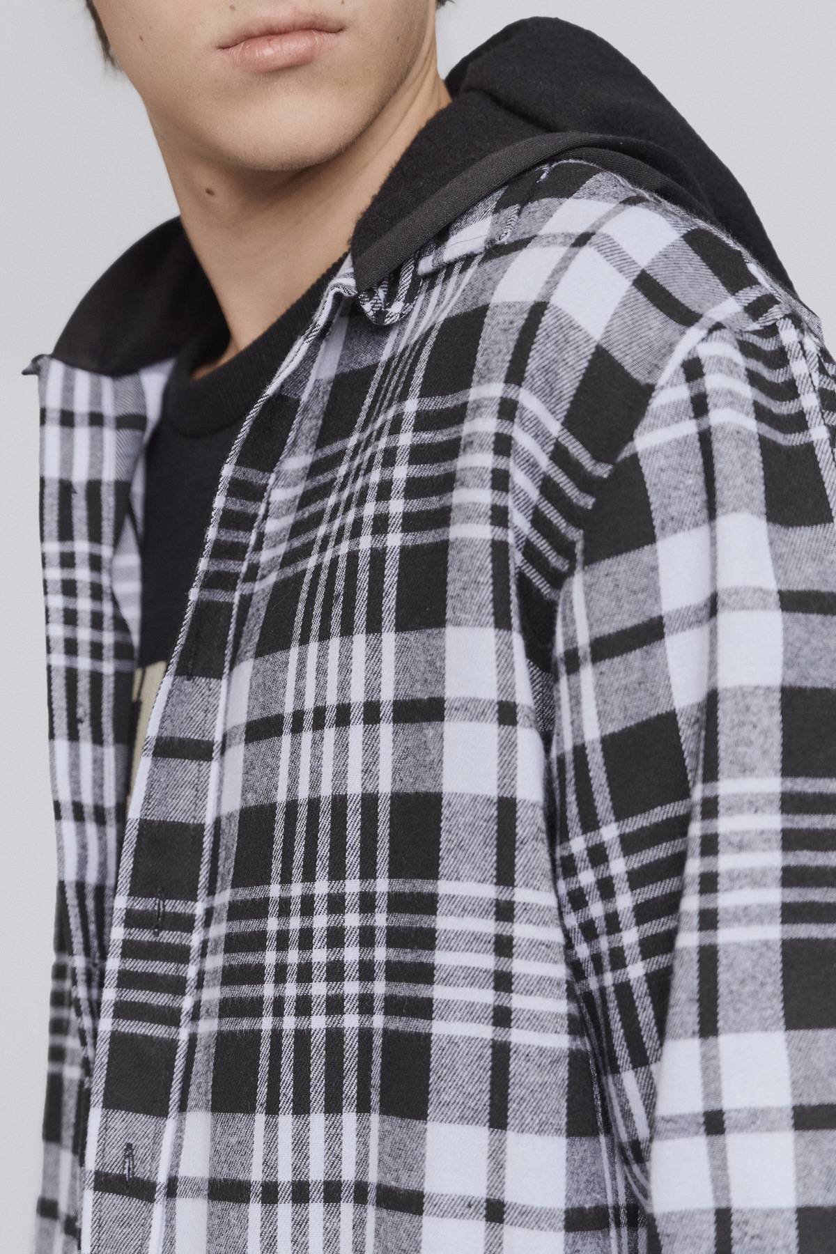 Sobrecamisa oversize cuadros hotsell