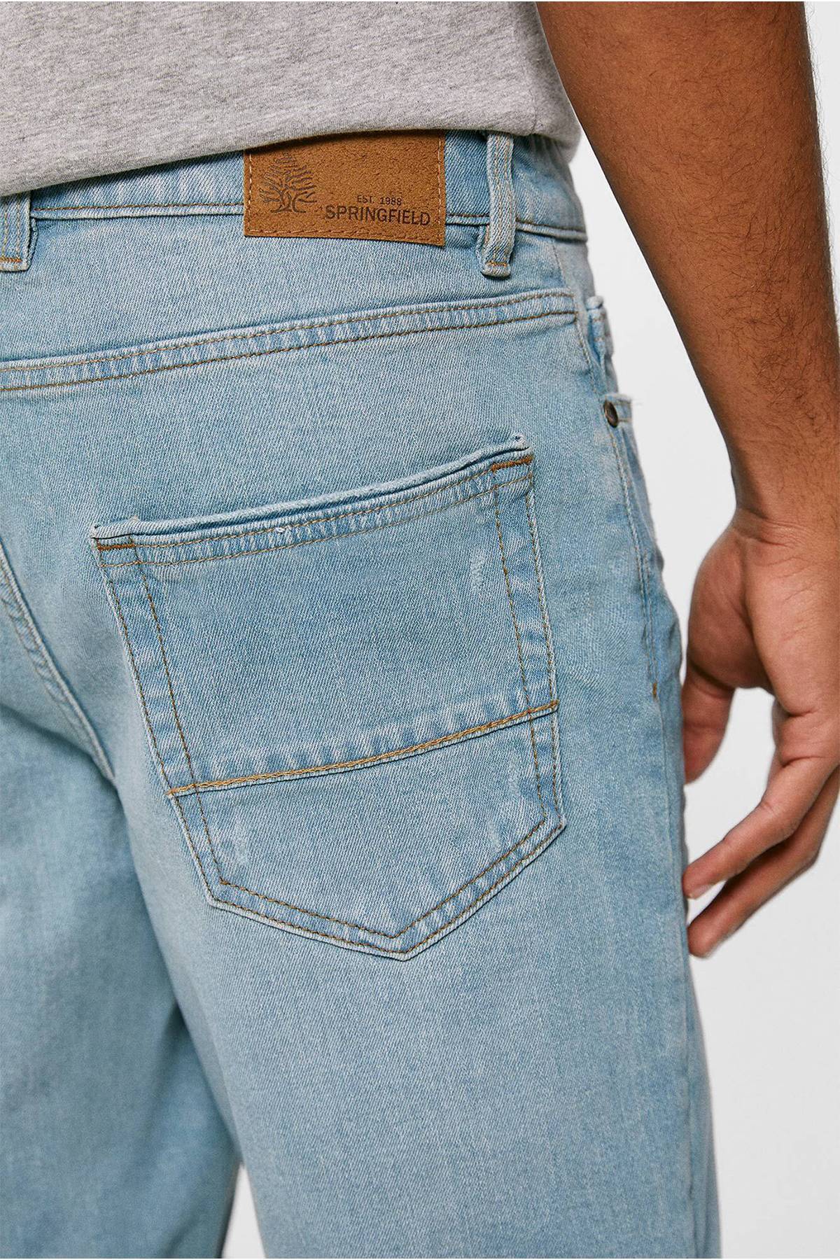 Bermuda Denim Unicolor Springfield | Deprati Tienda Online
