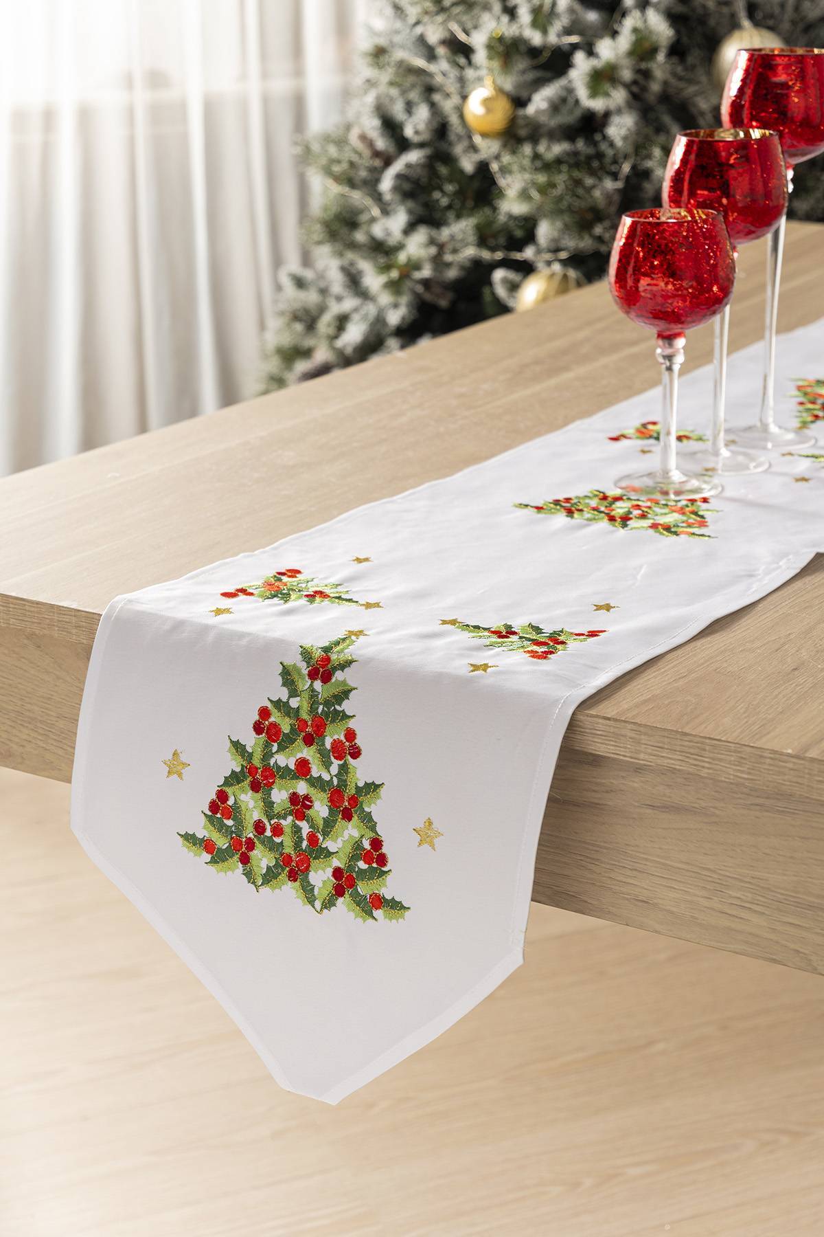 Camino De Mesa De Navidad De 13 X 108 Pulgadas, Camino De Mesa A De 13 X 108 Pulgadas Camino De Mesa A Cuadros Verdes Para Decoracion De Mesa De Navidad Fiestas Casa De Campo Otono