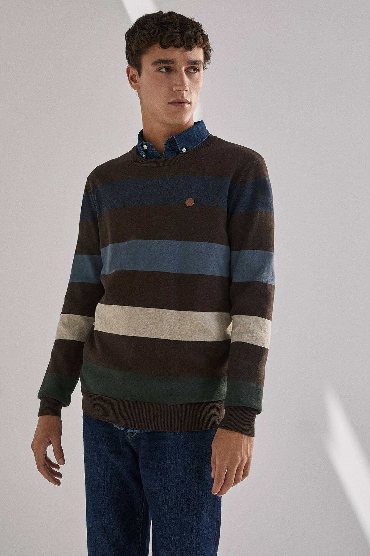 Sweater Cortes de Color Springfield | Deprati Tienda Online