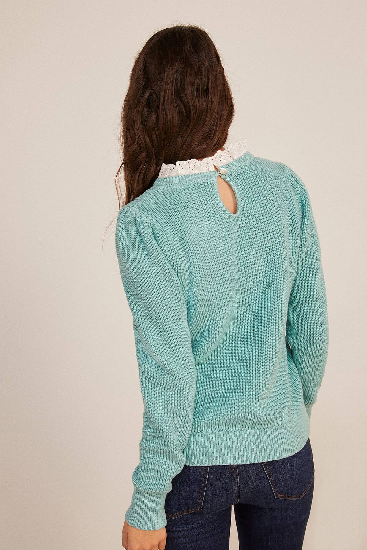Sweater Unicolor Bordado Springfield | Deprati Tienda Online