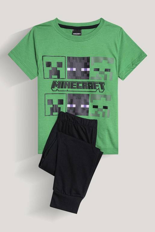 Pijama Estampada Minecraft De Prati Tienda Online
