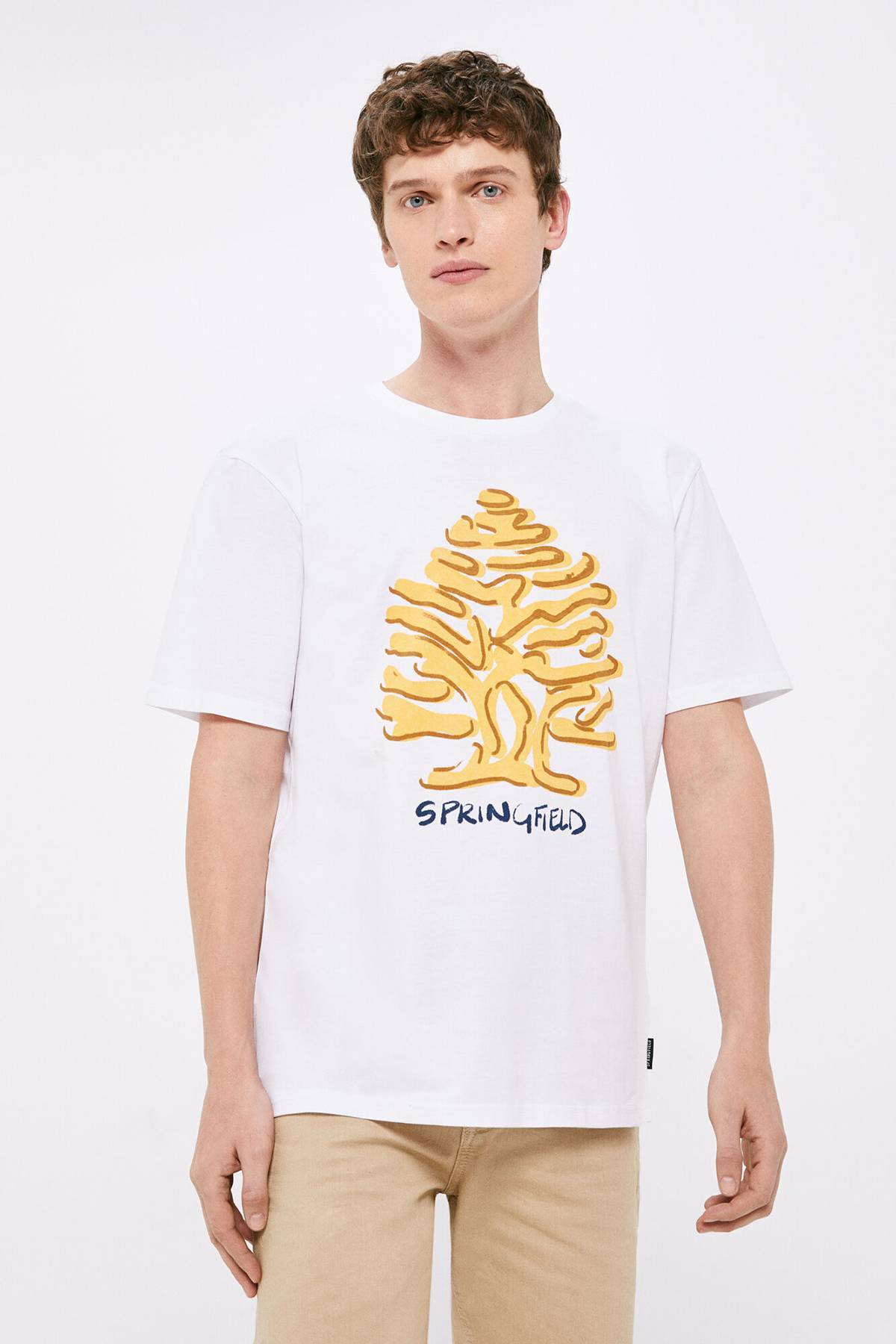 Camisetas springfield cheap