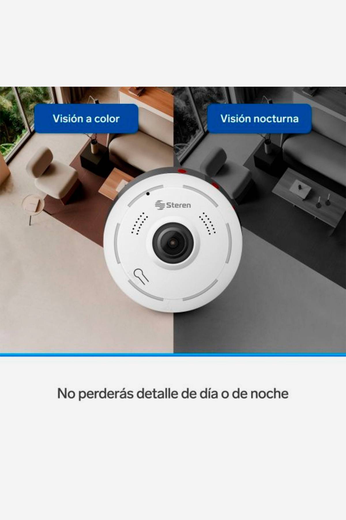 Cámara de seguridad Wifi de 360 grados Steren CCTV-232 | Deprati Tienda Online