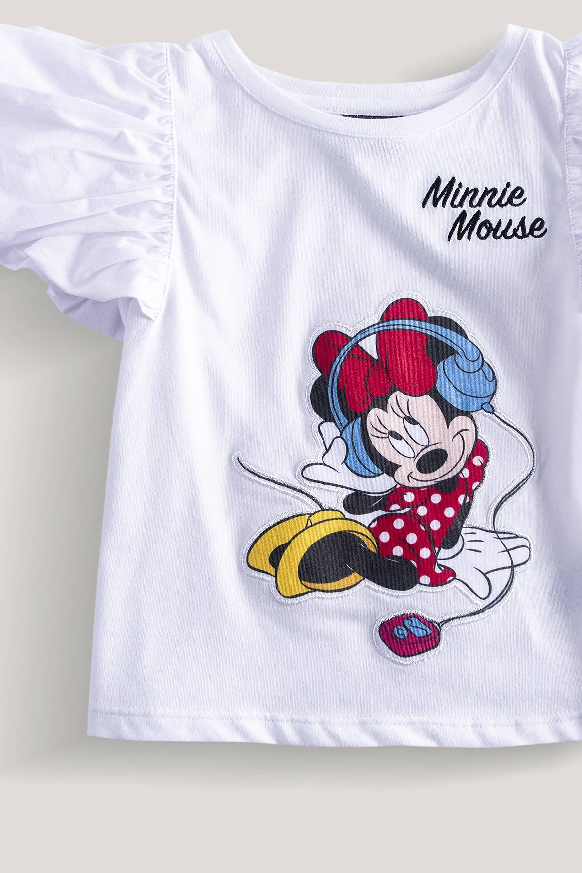 Blusa con Parches Bordados Minnie De Prati Tienda Online