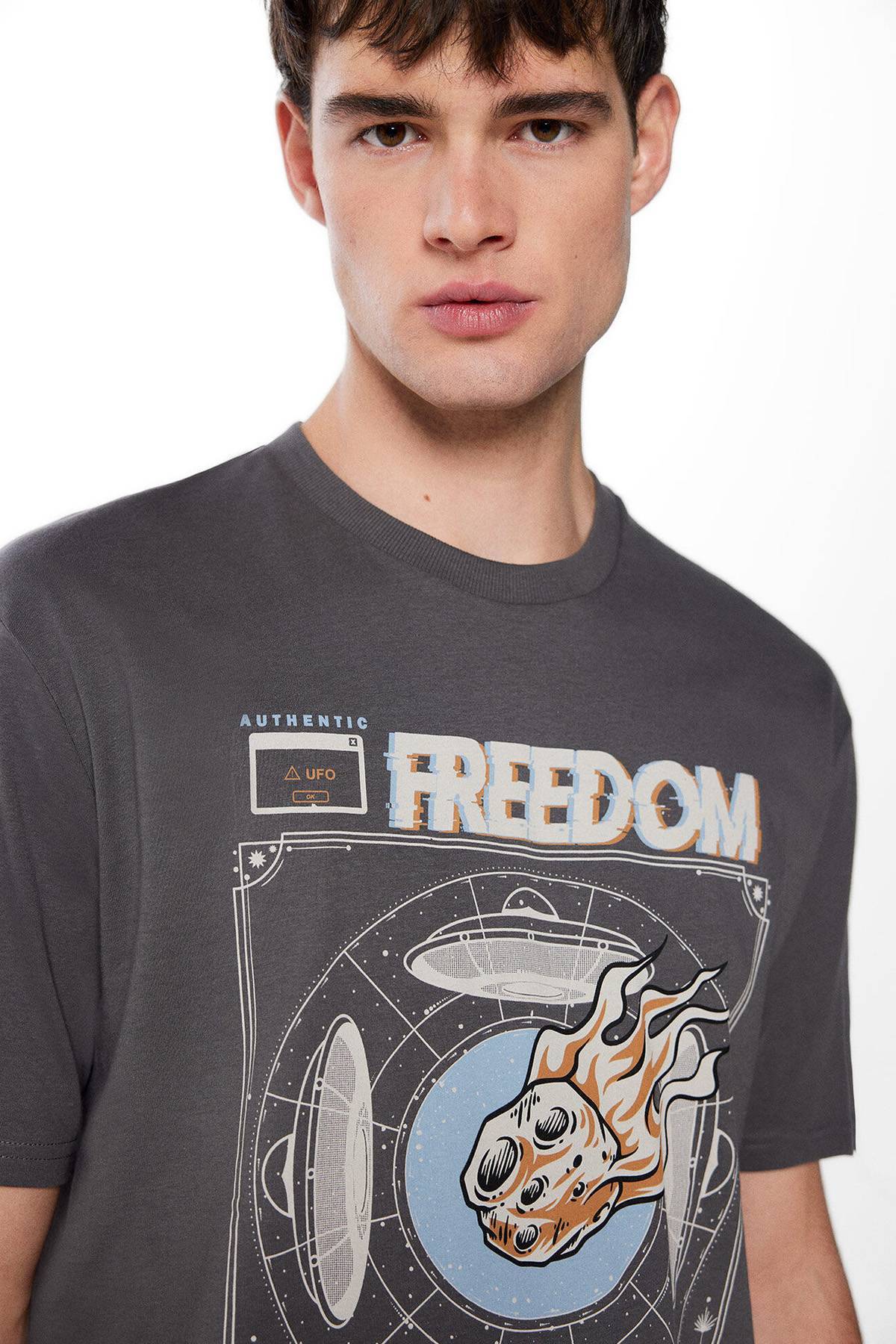Camiseta Estampada Springfield | De Prati Tienda Online
