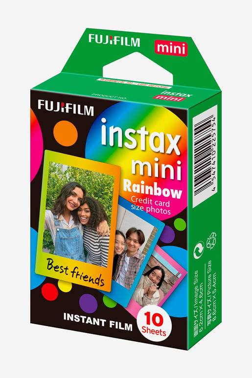 Rollo Fujifilm Instax Mini Rainbow 10 Unidades | Deprati Tienda Online