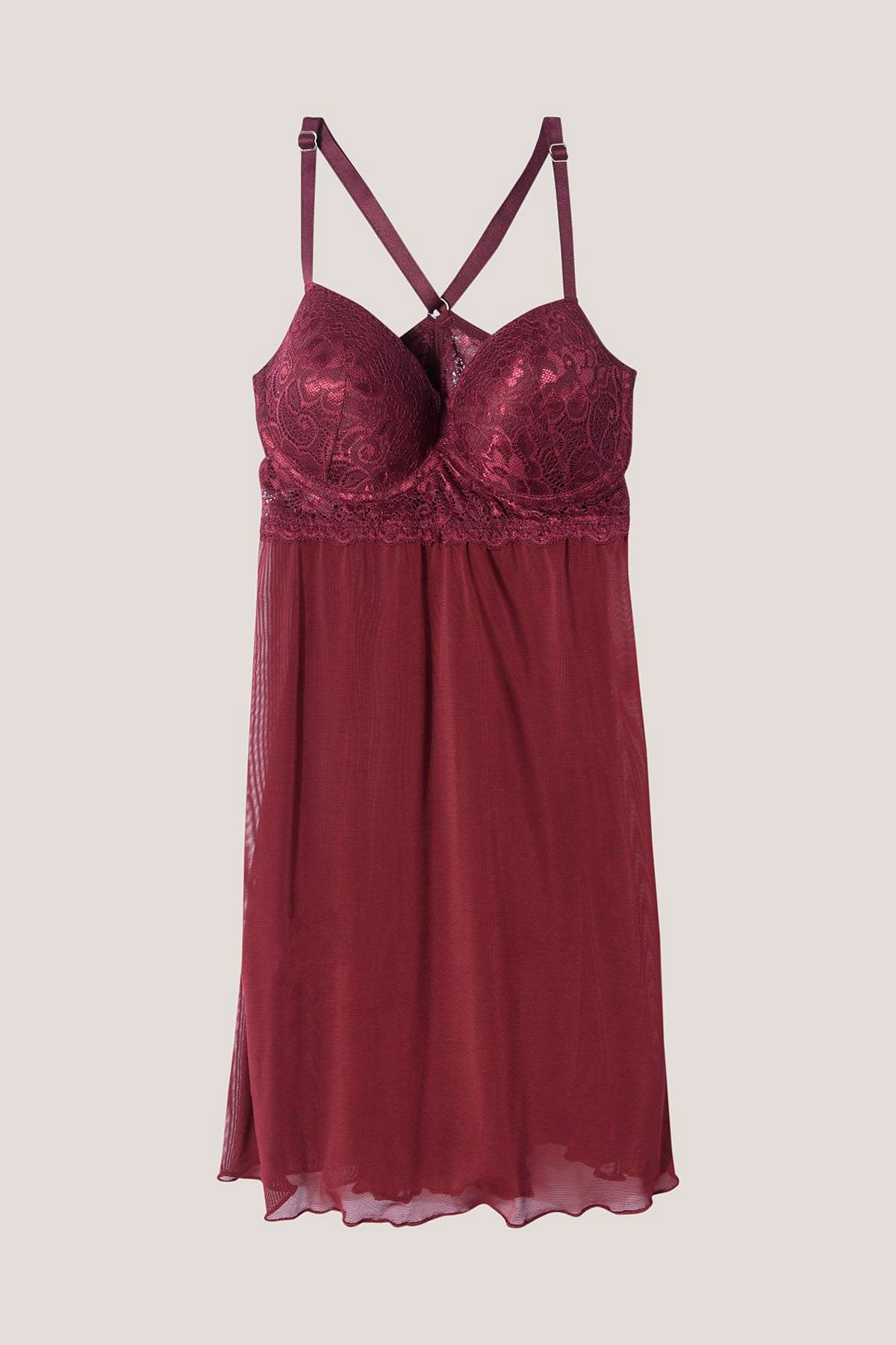 Babydoll con Encaje Isabella De Prati Tienda Online