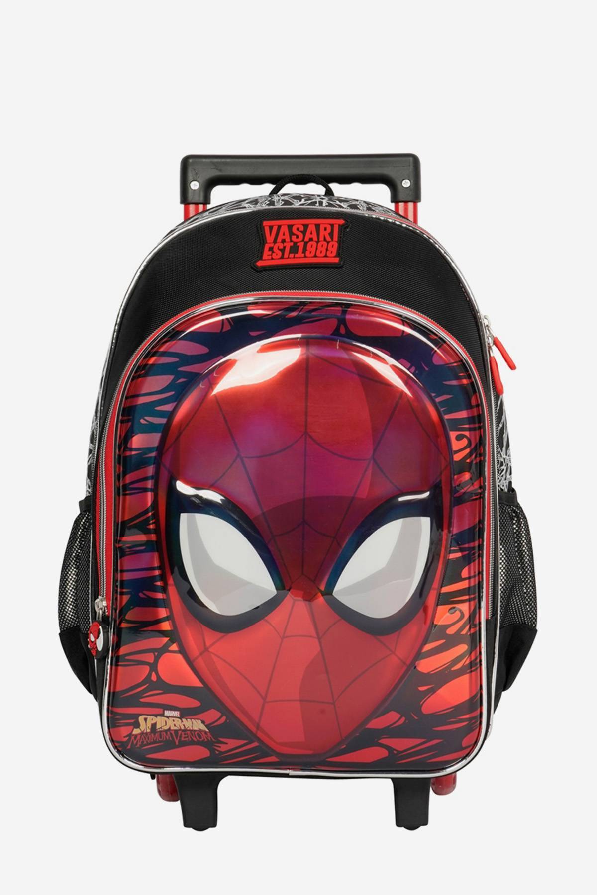 Mochilas escolares con ruedas de spiderman hot sale