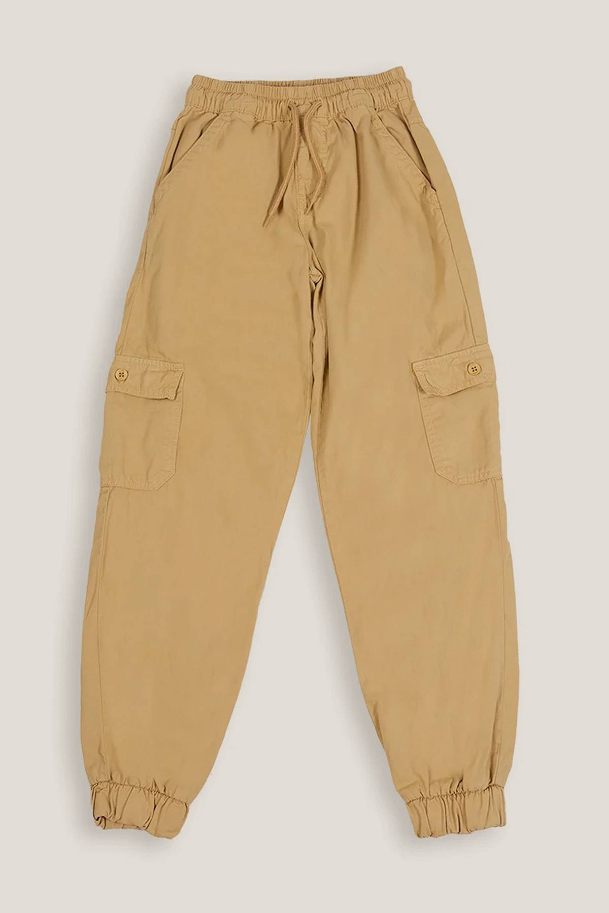 Pantalón de gabardina mujer con bolsillos hot sale