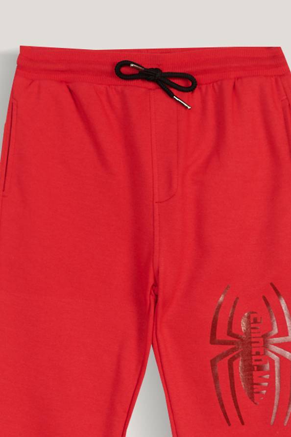Pantalón Joggers Estampado con Rib Spider-Man | De Prati Tienda Online