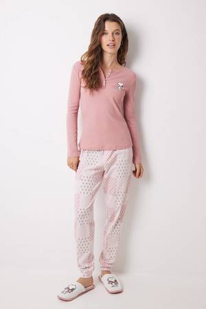 women'secret pigama in lana DAILY FROSTED
