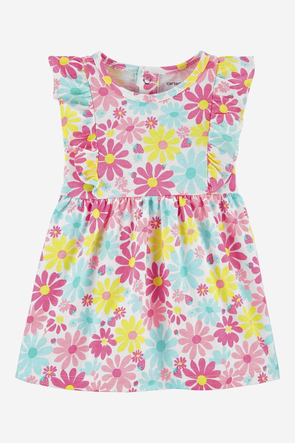 Vestido con estampado de flores Carters