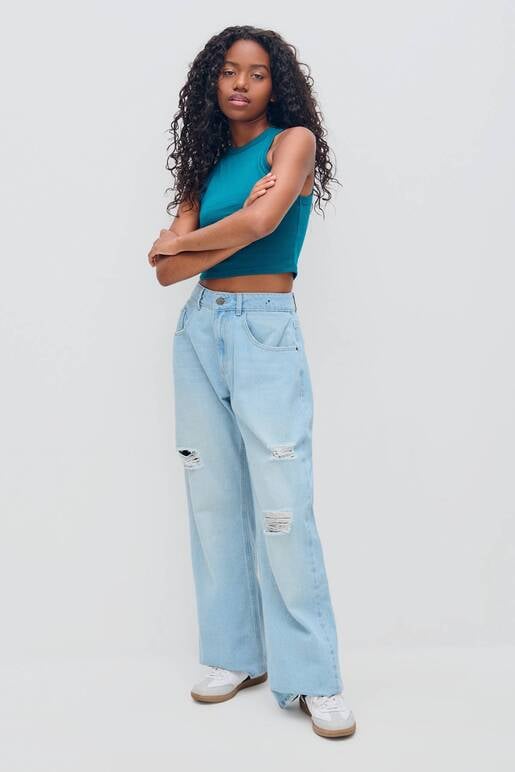 Jeans Wide Leg Aéropostale Deprati Tienda Online