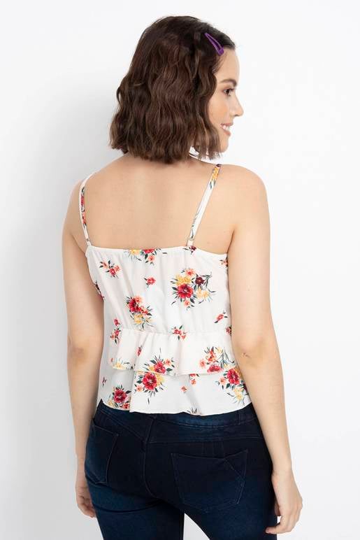 Blusa de tiras H&O Trybu floreado