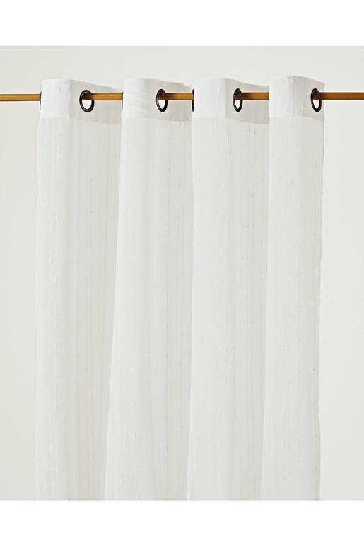 Visillo Con Ojales 135X180 Cm ALIX Blanco, De Soleil D'ocre