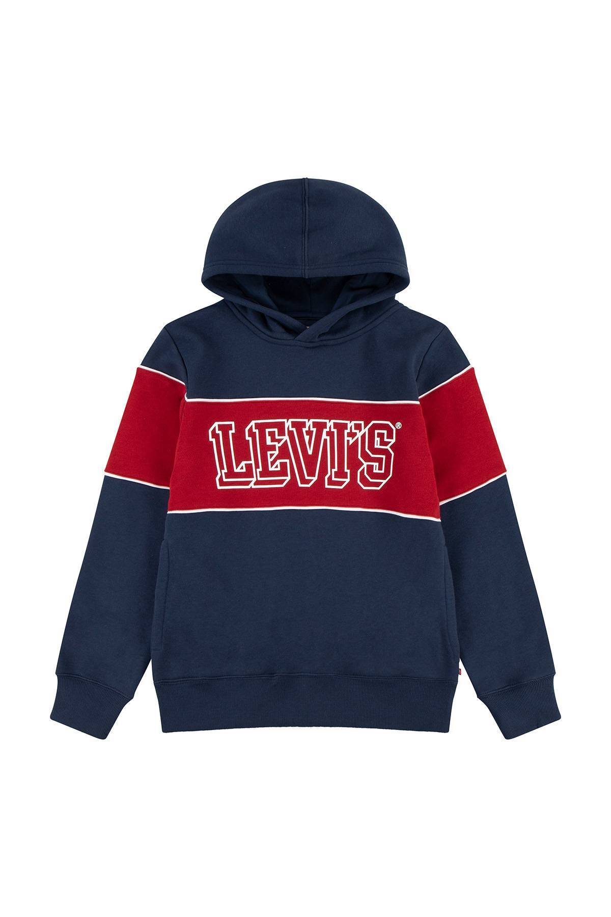 Levi's - Sudadera de hombre roja con capucha