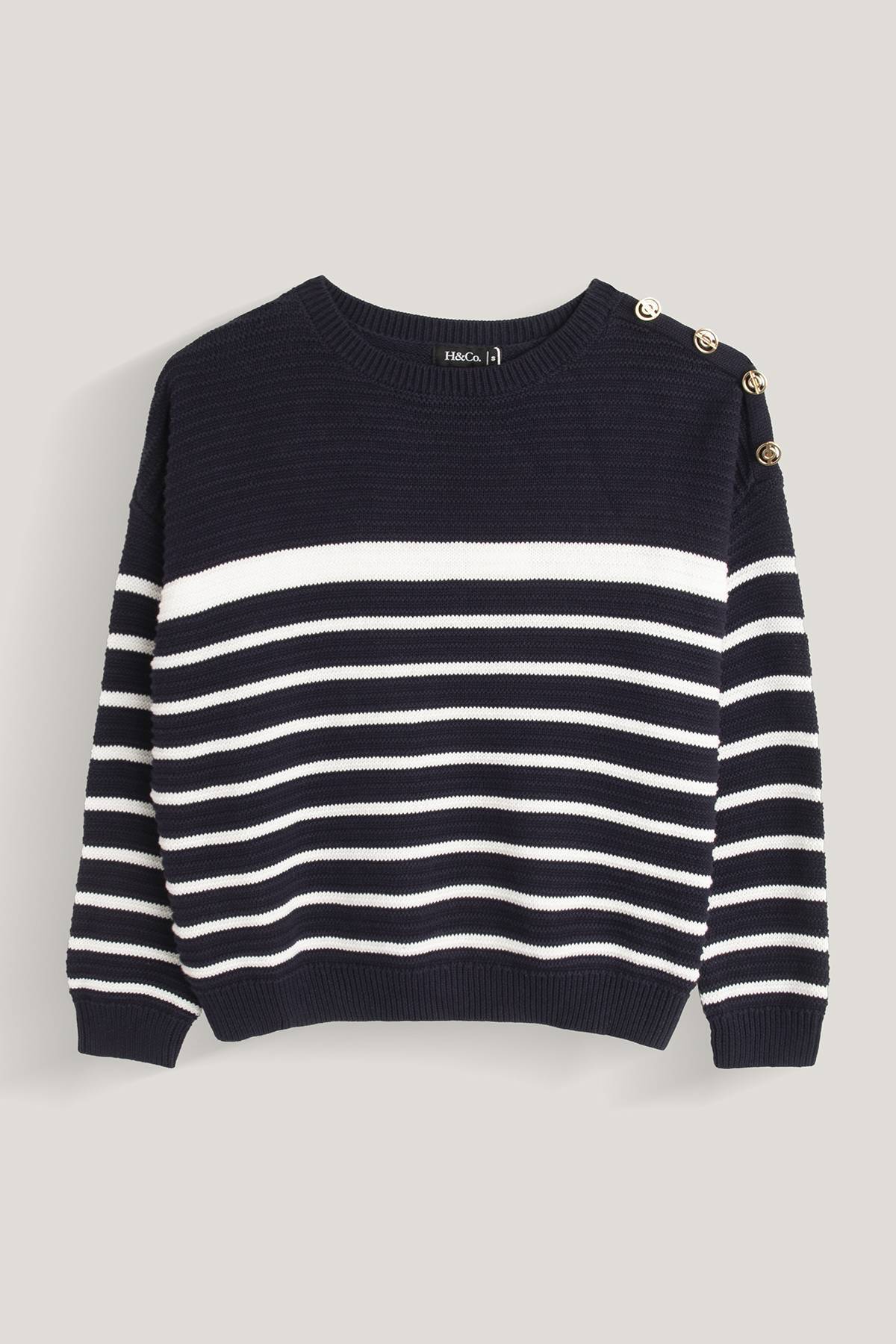 Sweater a Rayas H&Co De Prati Tienda Online
