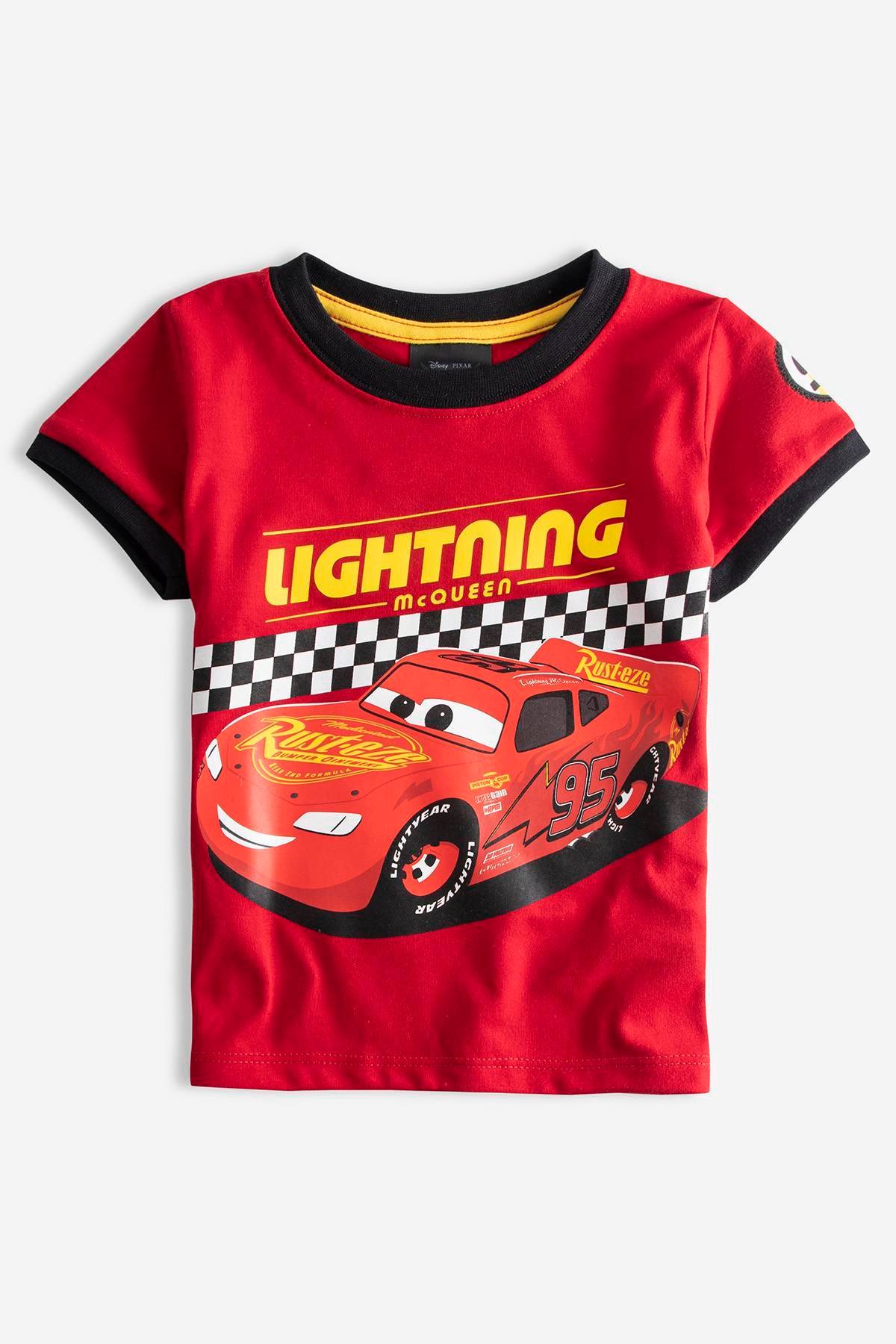 Camiseta estampada con parches Cars