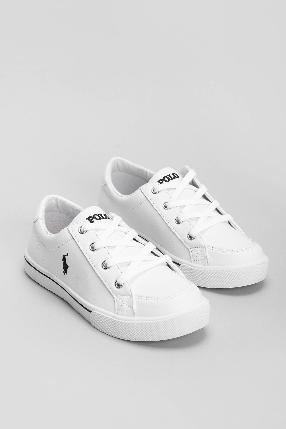 Zapatos best sale polos blancos