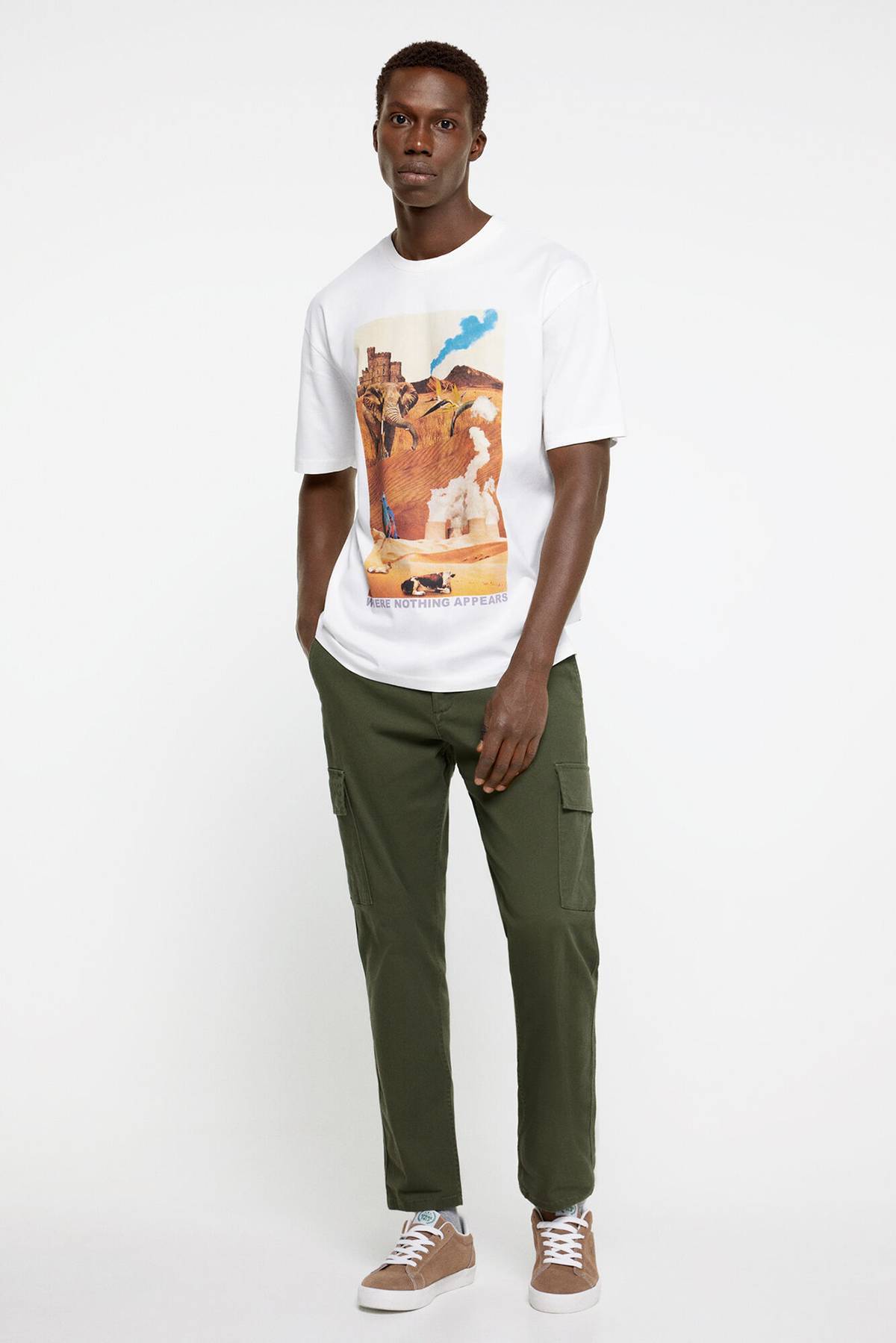 Springfield Herren T-Shirt Mit Grafik – Kurzarm Shirt Für Einen Lässigen Look