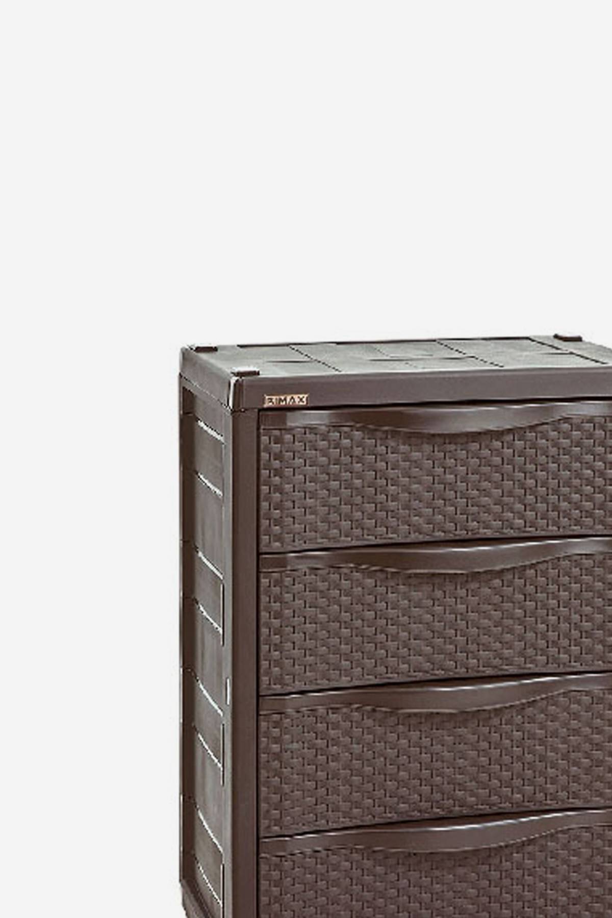 Cajonera Ratán de 4 niveles Rimax De Prati Tienda Online